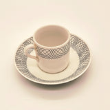 Ridgway BOAC British Overseas Aircraft Porcelain Coffee Cup & Saucer Set for 5
