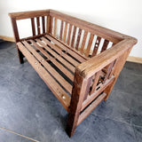 Antique Shipwreck Style Garden Bench