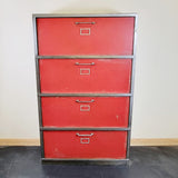 Industrial Rotating Drawer Steel Storage / Filing Cabinet