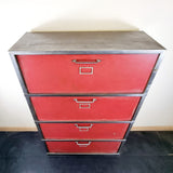 Industrial Rotating Drawer Steel Storage / Filing Cabinet