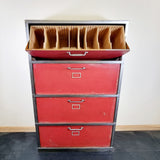 Industrial Rotating Drawer Steel Storage / Filing Cabinet