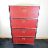 Industrial Rotating Drawer Steel Storage / Filing Cabinet