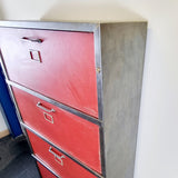 Industrial Rotating Drawer Steel Storage / Filing Cabinet