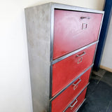 Industrial Rotating Drawer Steel Storage / Filing Cabinet