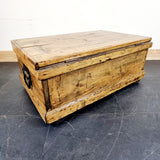 Antique Pine Fitted Carpenters Trunk