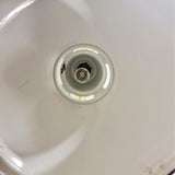 Six Large Enamel Industrail Lights