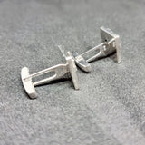 Pair of 18 Carat White Gold and Diamond Cufflinks