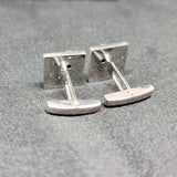 Pair of 18 Carat White Gold and Diamond Cufflinks
