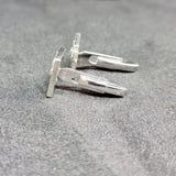 Pair of 18 Carat White Gold and Diamond Cufflinks