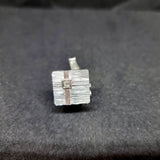 Pair of 18 Carat White Gold and Diamond Cufflinks