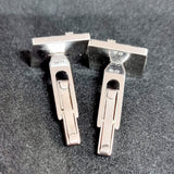 Pair of 18 Carat White Gold and Diamond Cufflinks