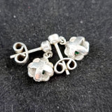 Antique Pair of White Gold Edwardian Drop Earrings