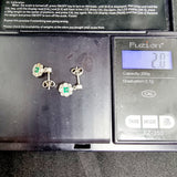 Antique Pair of White Gold Edwardian Drop Earrings