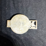 1907 One Peso Filipinas Silver Money Clip