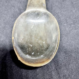 Antique Horn and Silver Cavier Spoon