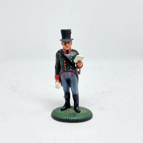 Del Prado Lead Figure Officer Carinthian Landwehr Austria 1809