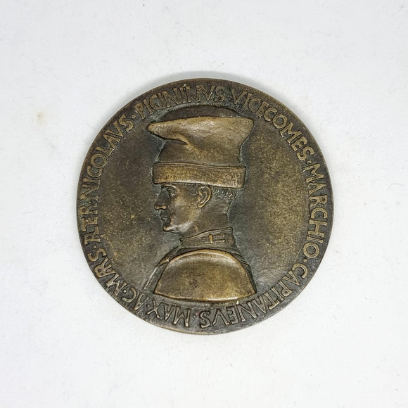 Bronze Medallion of Niccolo Piccinino by Pisanello