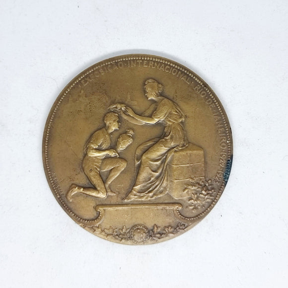 1922-23 Bronze Brazil Independence International Exposition Medal