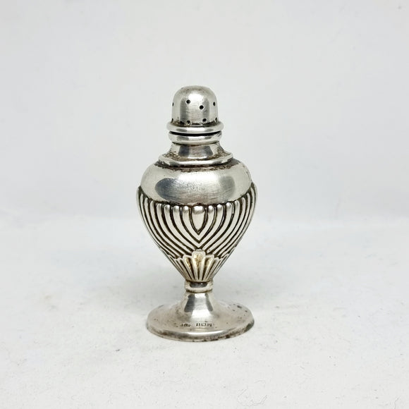 J Gloster ltd Silver Pepper Pot/ Shaker 1953