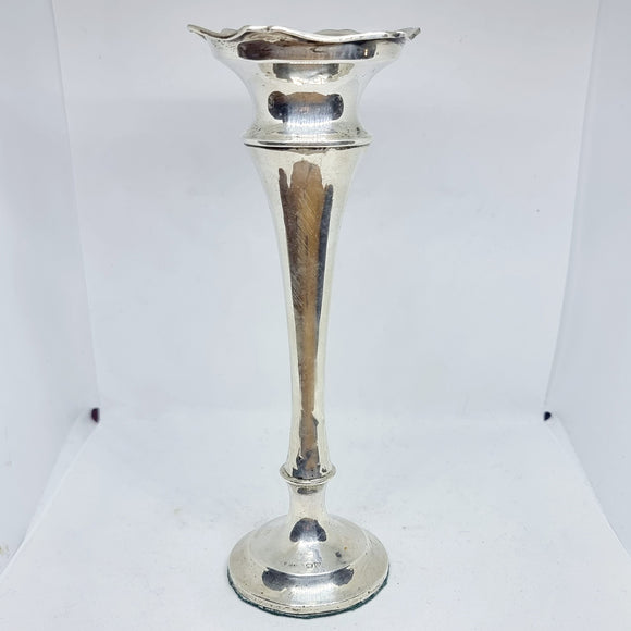 Antique Silver Spill Posy Flower Vase