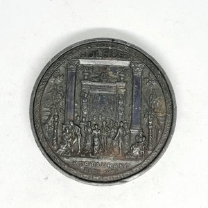 Bronze Holborn Restaurant Presentation medal or medallion