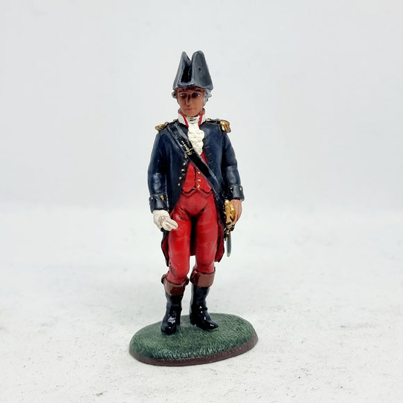 Del Prado Lead Figure French Naval Officer 1790s