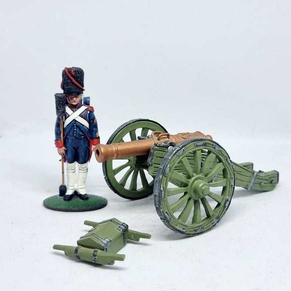 Del Prado Lead Figure Canon, Gunner Old Guard Foot Artillery 1811 and Ammo Trunk