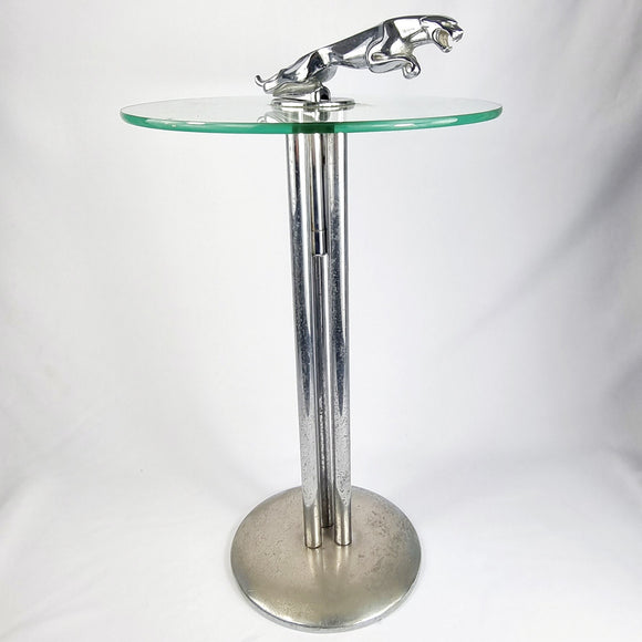 Vintage Mid 20th Century Jaguar Car Mascot Wine Table