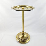 Antique Art Nouveau Brass Wine Table.