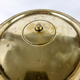 Antique Art Nouveau Brass Wine Table.