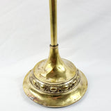 Antique Art Nouveau Brass Wine Table.