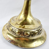 Antique Art Nouveau Brass Wine Table.