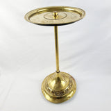 Antique Art Nouveau Brass Wine Table.