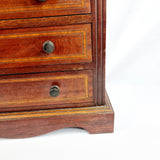 Antique Apprentice Inaid Chest of Drawers