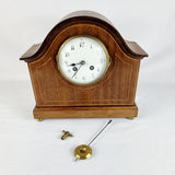 Edwardian Antique Mahogany Mantel Clock