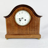 Edwardian Antique Mahogany Mantel Clock
