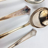 Vintage Elkington Plate Silver Plated Soup Spoons