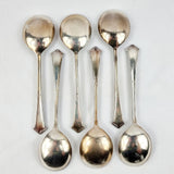 Vintage Elkington Plate Silver Plated Soup Spoons