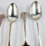 Six Silver Plated Serving Spoons by Dixon