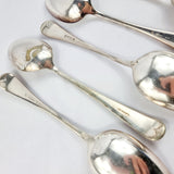 Six Silver Plated Serving Spoons by Dixon