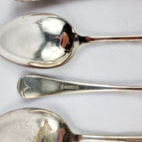 Six Silver Plated Serving Spoons by Dixon