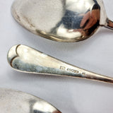 Six Silver Plated Serving Spoons by Dixon