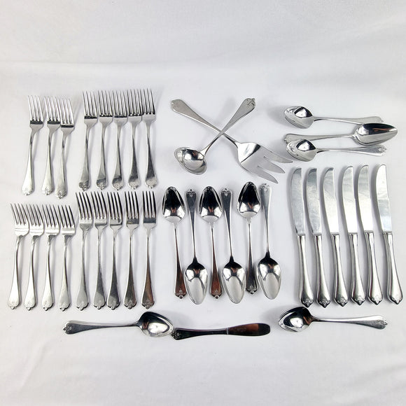 35 piece Dinning Cutlery Service By Summit Sainless Steel
