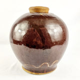 Vintage Japanese Studio Pottery Vase/ Ginger Jar.