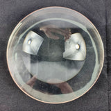 Pair of Antique Large Domed Magnify Lenses