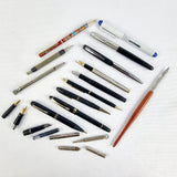 Job Lot of Vintage and Antique Parker Fountain Pen, Fountain Pens, Pens and Pencils, etc