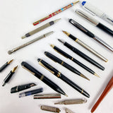 Job Lot of Vintage and Antique Parker Fountain Pen, Fountain Pens, Pens and Pencils, etc