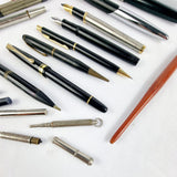 Job Lot of Vintage and Antique Parker Fountain Pen, Fountain Pens, Pens and Pencils, etc