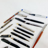 Job Lot of Vintage and Antique Parker Fountain Pen, Fountain Pens, Pens and Pencils, etc