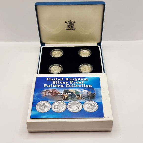 £1 Coins 2003 United Kingdom Silver Proof Pattern Collection